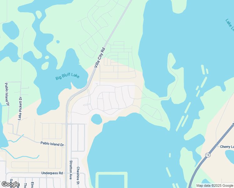 map of restaurants, bars, coffee shops, grocery stores, and more near 204 Petosky Road in Groveland