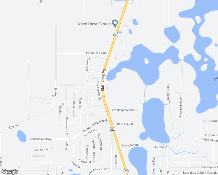 map of restaurants, bars, coffee shops, grocery stores, and more near 4020 East Cardinal Pines Drive in Mascotte