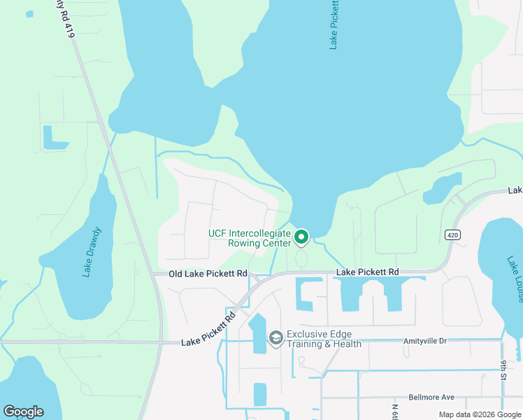 map of restaurants, bars, coffee shops, grocery stores, and more near 17626 Sailfin Drive in Orlando