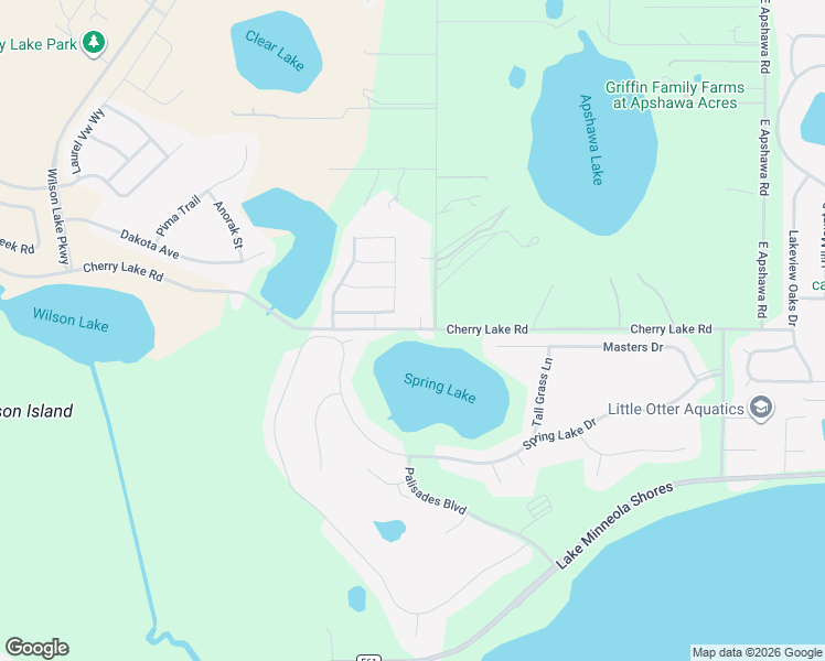 map of restaurants, bars, coffee shops, grocery stores, and more near 10436 Cherry Lake Road in Clermont