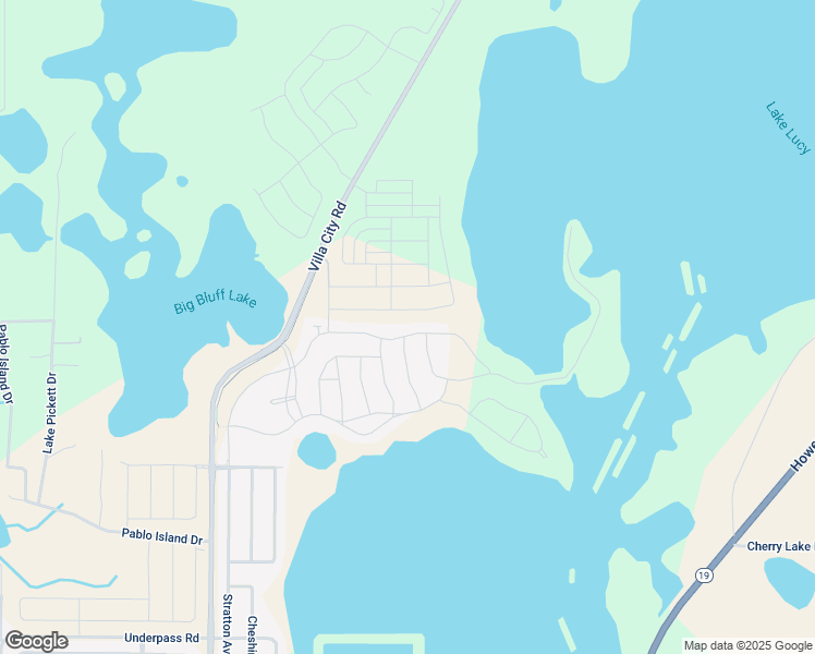 map of restaurants, bars, coffee shops, grocery stores, and more near 204 Petosky Road in Groveland