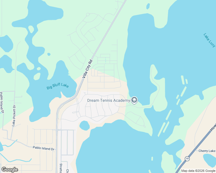 map of restaurants, bars, coffee shops, grocery stores, and more near 17200 Villa City Road in Groveland