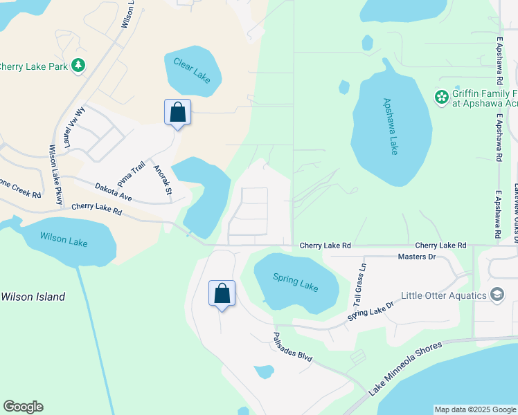 map of restaurants, bars, coffee shops, grocery stores, and more near 406 Lazy Hollow Drive in Groveland