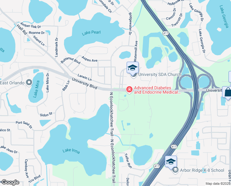 map of restaurants, bars, coffee shops, grocery stores, and more near in Orange County