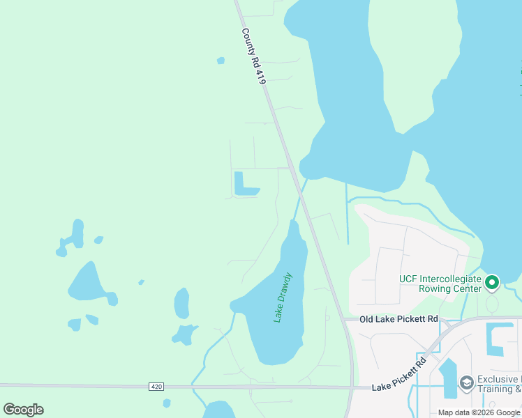 map of restaurants, bars, coffee shops, grocery stores, and more near 3912 Sunnybrook Court in Orlando