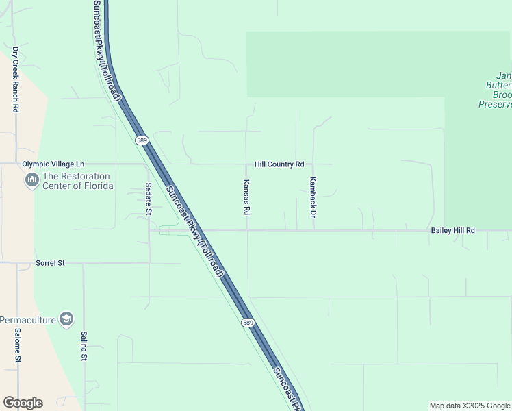 map of restaurants, bars, coffee shops, grocery stores, and more near 12020 Kansas Road in Brooksville