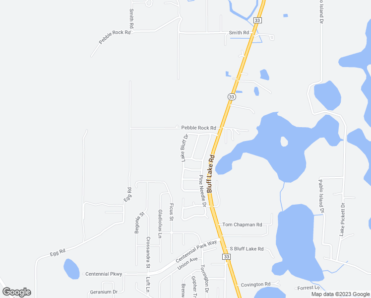 map of restaurants, bars, coffee shops, grocery stores, and more near 4081 Lake Bluff Drive in Mascotte