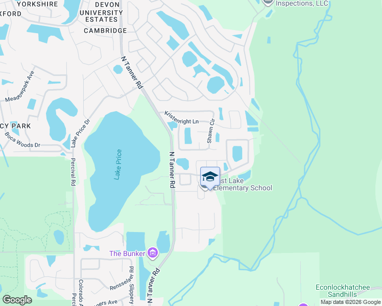 map of restaurants, bars, coffee shops, grocery stores, and more near 14512 Kaiser Court in Orlando