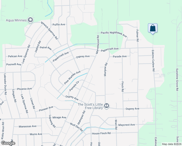 map of restaurants, bars, coffee shops, grocery stores, and more near 12110 Marvelwood Road in Brooksville