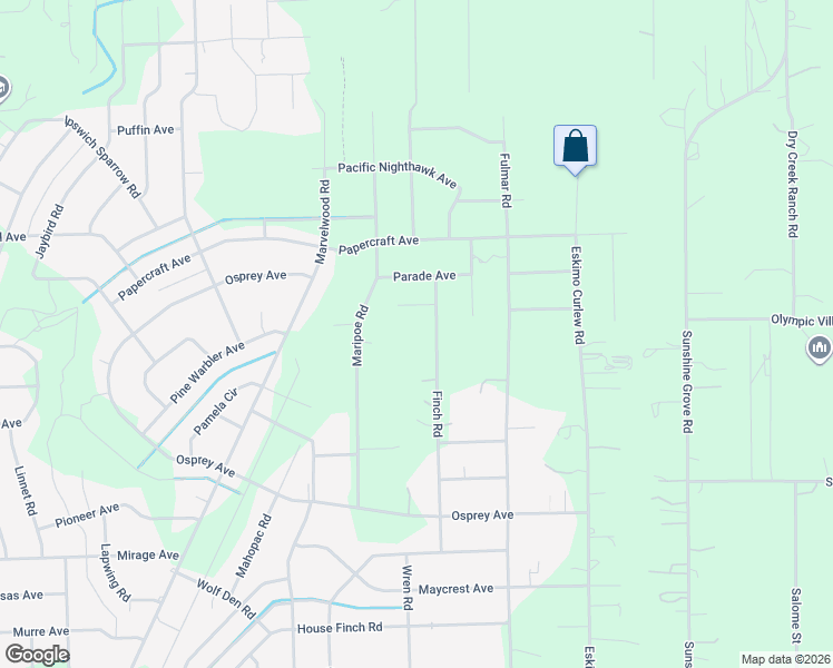 map of restaurants, bars, coffee shops, grocery stores, and more near 12087 Finch Road in Brooksville
