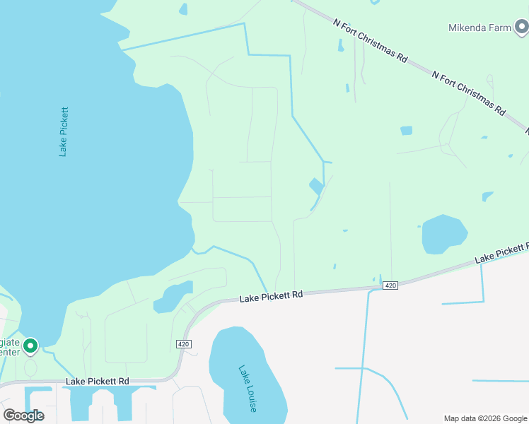 map of restaurants, bars, coffee shops, grocery stores, and more near T V Tower Road in Orlando