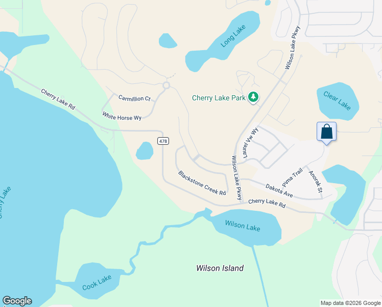map of restaurants, bars, coffee shops, grocery stores, and more near 207 Blackstone Creek Road in Groveland