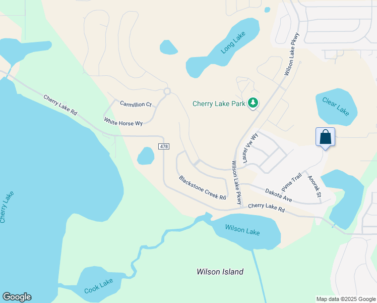 map of restaurants, bars, coffee shops, grocery stores, and more near 207 Blackstone Creek Road in Groveland