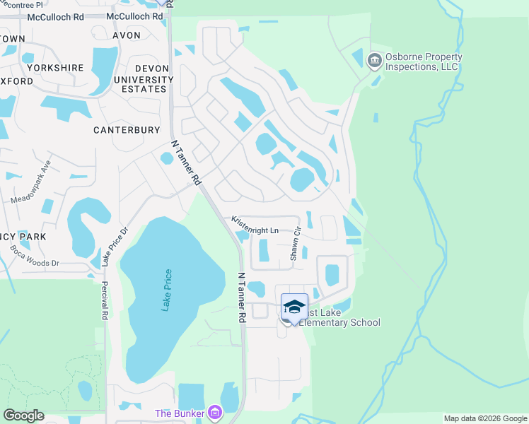map of restaurants, bars, coffee shops, grocery stores, and more near 4118 Iveyglen Avenue in Orlando