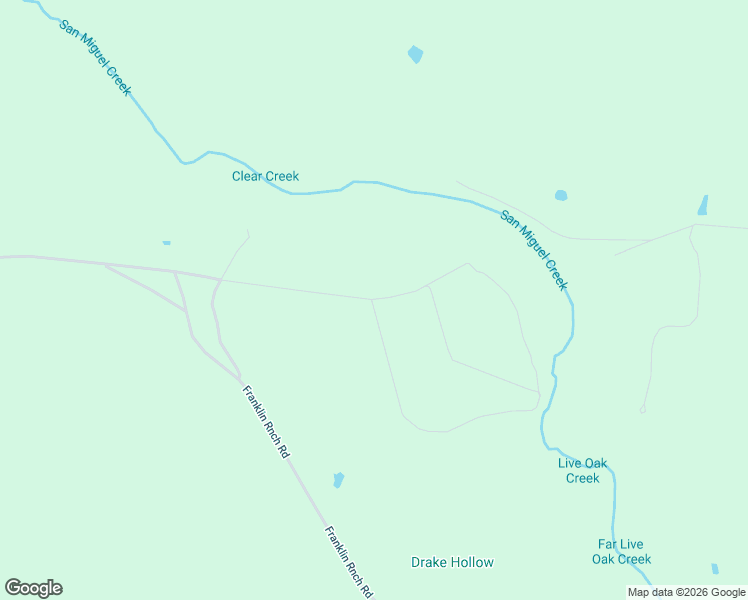 map of restaurants, bars, coffee shops, grocery stores, and more near Franklin Ranch Road in McMullen County