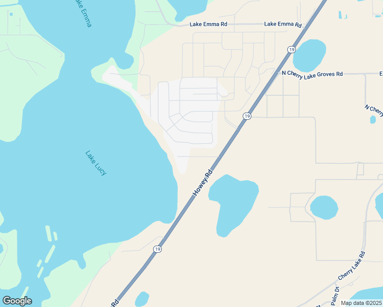 map of restaurants, bars, coffee shops, grocery stores, and more near 17521 Florida 19 in Groveland