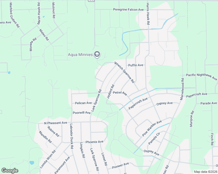 map of restaurants, bars, coffee shops, grocery stores, and more near 12325 Jaybird Road in Weeki Wachee