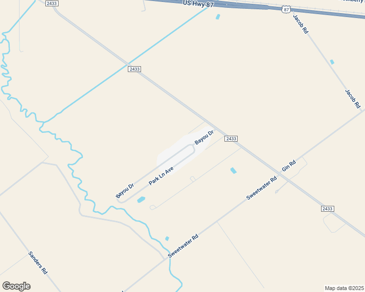 map of restaurants, bars, coffee shops, grocery stores, and more near 216 Bayou Drive in Port Lavaca