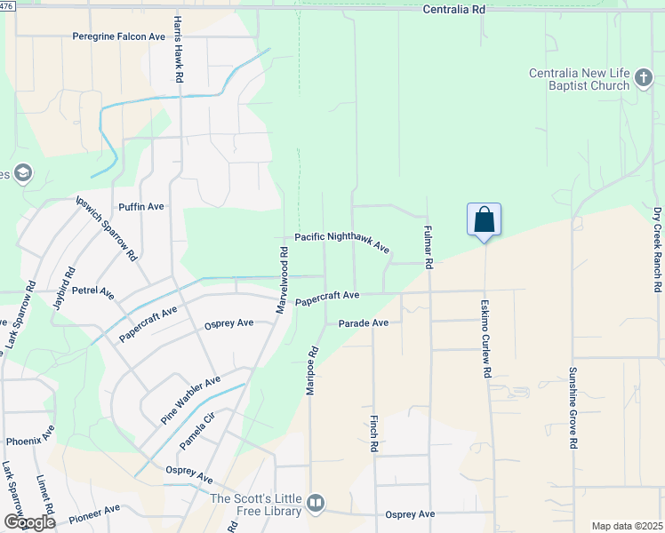 map of restaurants, bars, coffee shops, grocery stores, and more near 12241 Maripoe Road in Brooksville
