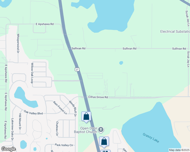 map of restaurants, bars, coffee shops, grocery stores, and more near 17730 U.S. 27 in Clermont