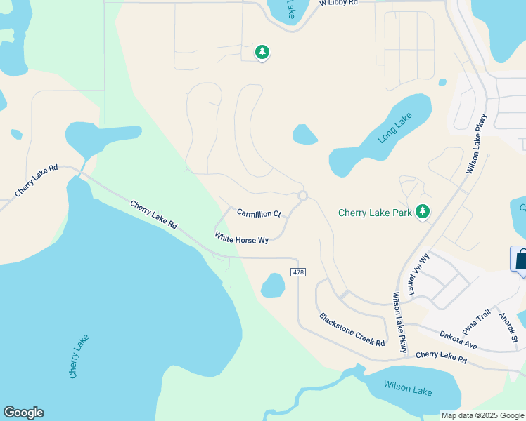 map of restaurants, bars, coffee shops, grocery stores, and more near 884 Carmillion Court in Groveland