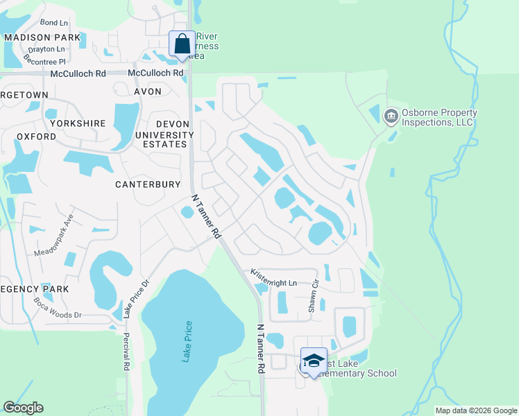 map of restaurants, bars, coffee shops, grocery stores, and more near 4231 Stonefield Drive in Orlando