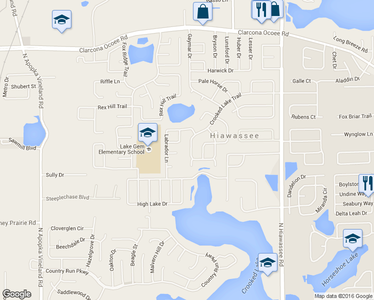 map of restaurants, bars, coffee shops, grocery stores, and more near 7328 Woodworth Way in Orlando