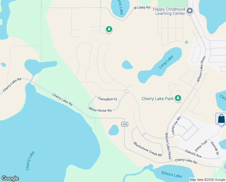 map of restaurants, bars, coffee shops, grocery stores, and more near 884 Carmillion Court in Groveland