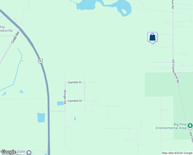 map of restaurants, bars, coffee shops, grocery stores, and more near 20403 Gamble Drive in Brooksville