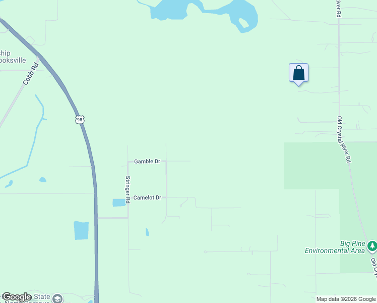 map of restaurants, bars, coffee shops, grocery stores, and more near 20403 Gamble Drive in Brooksville