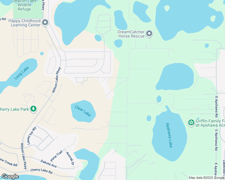 map of restaurants, bars, coffee shops, grocery stores, and more near 10300 Glen Ridge Road in Clermont