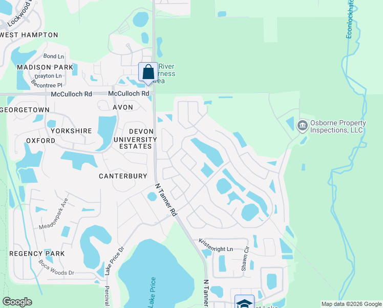 map of restaurants, bars, coffee shops, grocery stores, and more near 4441 Stonemeadow Drive in Orlando