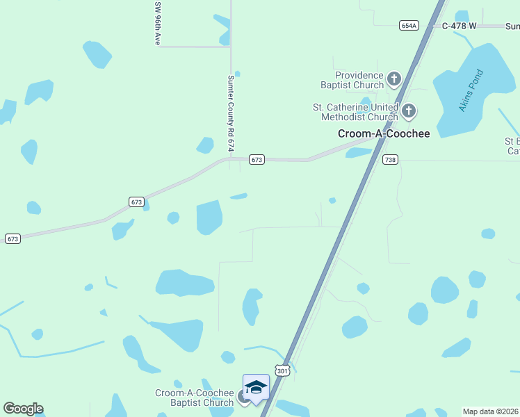 map of restaurants, bars, coffee shops, grocery stores, and more near 2422 Southwest 102nd Road in Webster