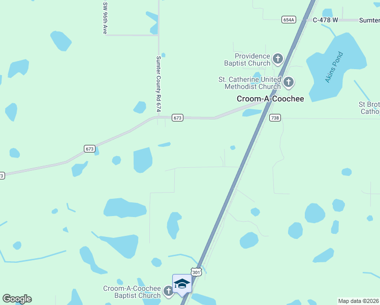 map of restaurants, bars, coffee shops, grocery stores, and more near 2422 Southwest 102nd Road in Webster