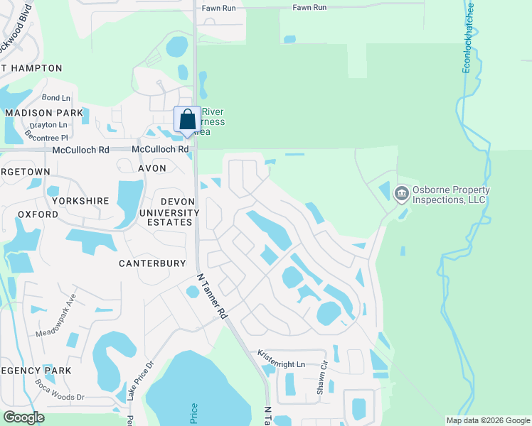 map of restaurants, bars, coffee shops, grocery stores, and more near 4441 Stonemeadow Drive in Orlando