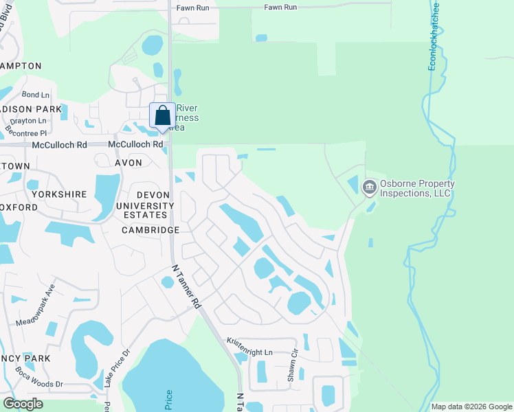 map of restaurants, bars, coffee shops, grocery stores, and more near 3637 Stonefield Drive in Orlando