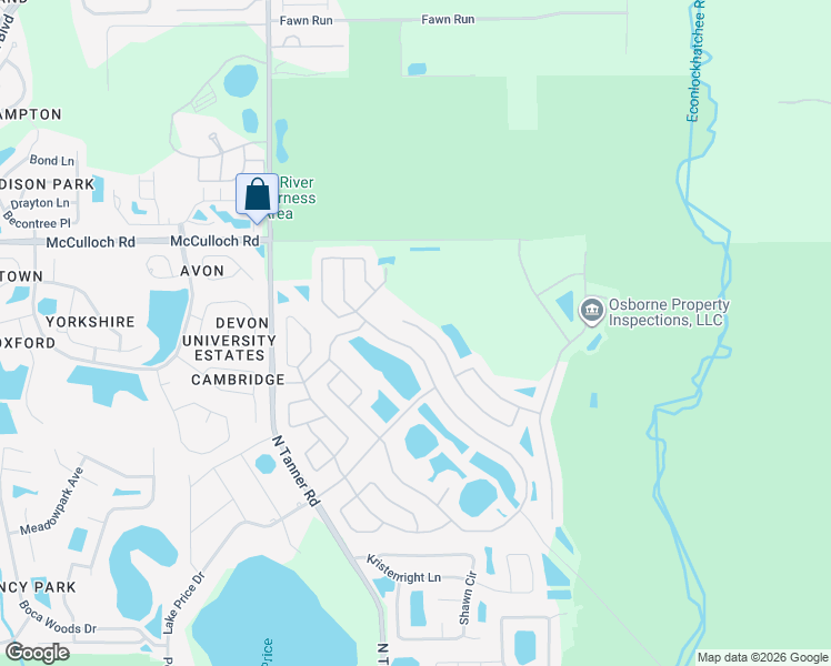 map of restaurants, bars, coffee shops, grocery stores, and more near 4848 Aguila Place in Orlando
