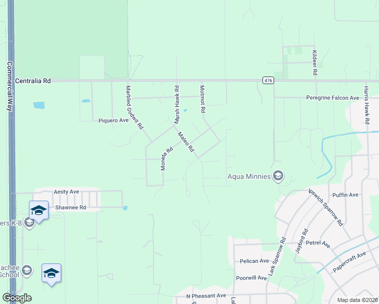 map of restaurants, bars, coffee shops, grocery stores, and more near 12498 Moneta Road in Brooksville