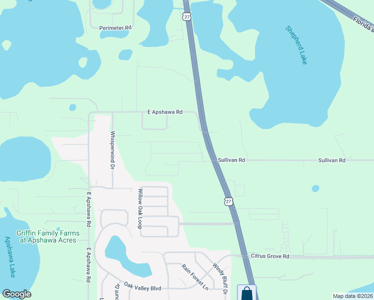 map of restaurants, bars, coffee shops, grocery stores, and more near 2316 Zaltana Circle in Clermont