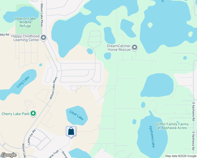map of restaurants, bars, coffee shops, grocery stores, and more near 106 Silver Maple Road in Groveland