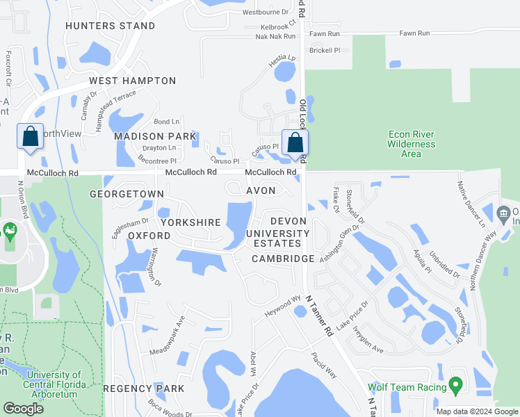 map of restaurants, bars, coffee shops, grocery stores, and more near 14988 Faversham Circle in Orlando