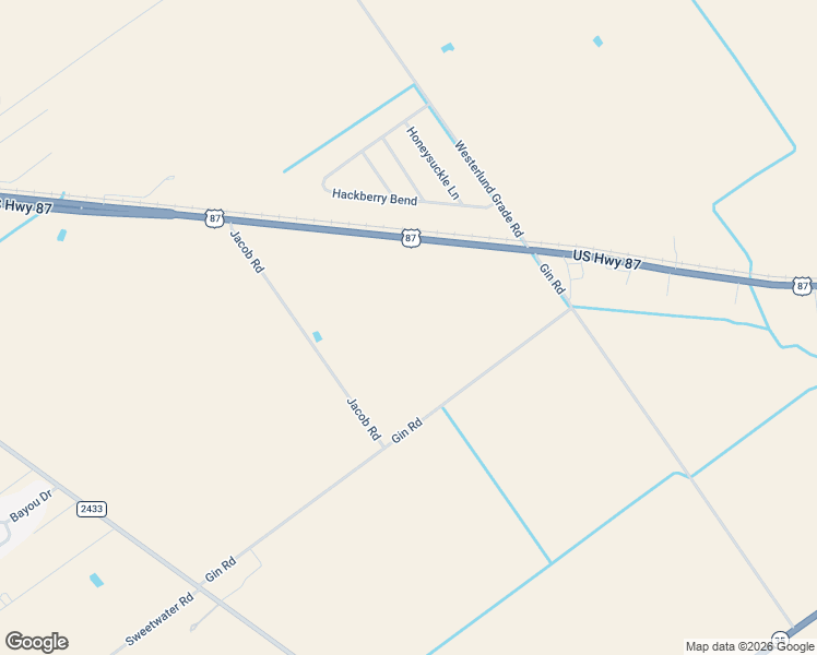 map of restaurants, bars, coffee shops, grocery stores, and more near 588 Gin Road in Port Lavaca