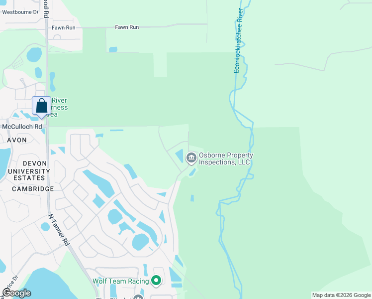 map of restaurants, bars, coffee shops, grocery stores, and more near 4814 Northern Dancer Way in Orlando