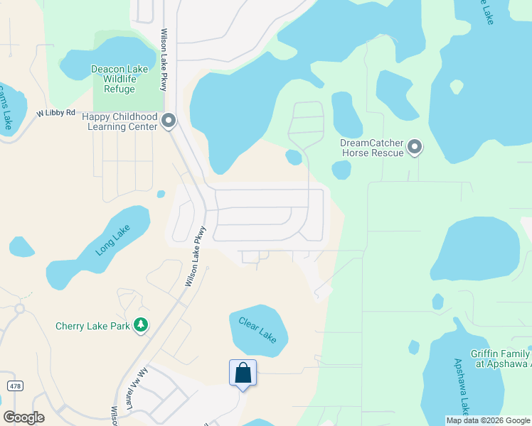 map of restaurants, bars, coffee shops, grocery stores, and more near 191 Silver Maple Road in Groveland