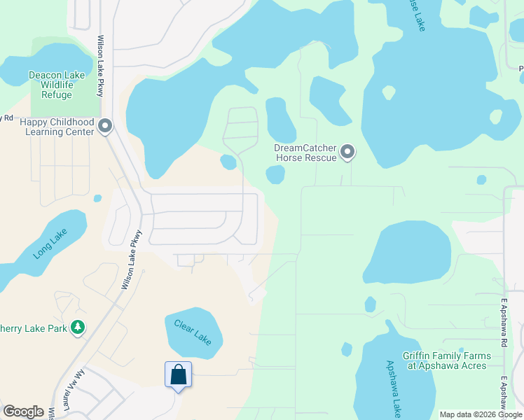 map of restaurants, bars, coffee shops, grocery stores, and more near 137 Silver Maple Road in Groveland