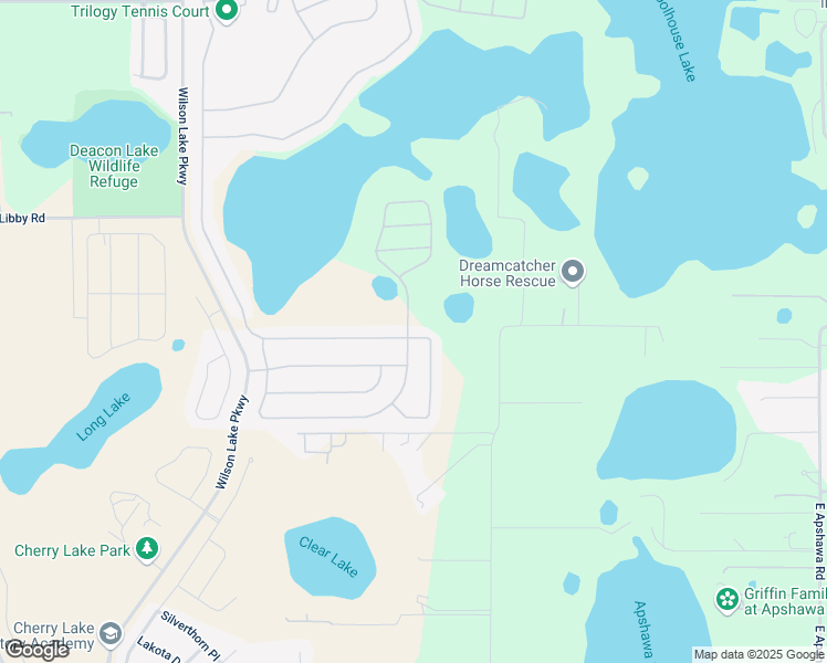 map of restaurants, bars, coffee shops, grocery stores, and more near 160 Silver Maple Road in Groveland