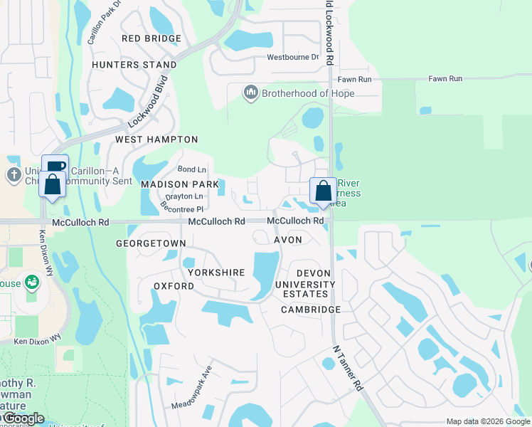 map of restaurants, bars, coffee shops, grocery stores, and more near 3499 Caruso Place in Oviedo