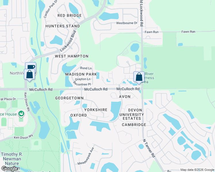 map of restaurants, bars, coffee shops, grocery stores, and more near 3571 Caruso Place in Oviedo