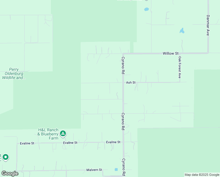 map of restaurants, bars, coffee shops, grocery stores, and more near 25318 Ash Street in Brooksville