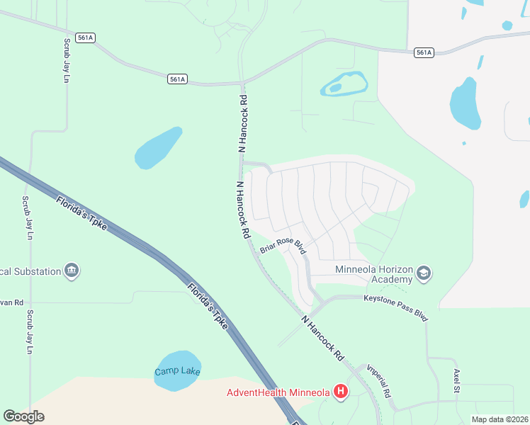 map of restaurants, bars, coffee shops, grocery stores, and more near 18701 Lone Dove Lane in Clermont